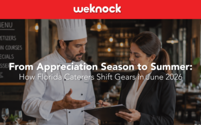 Weknock, Florida's catering delivery service | From Appreciation Season to Summer: How Florida Caterers Shift Gears in June 2026 From Appreciation Season to Summer: How Florida Caterers Shift Gears in June 2026