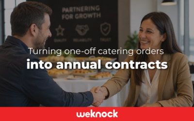 Turning one-off catering orders into annual contracts