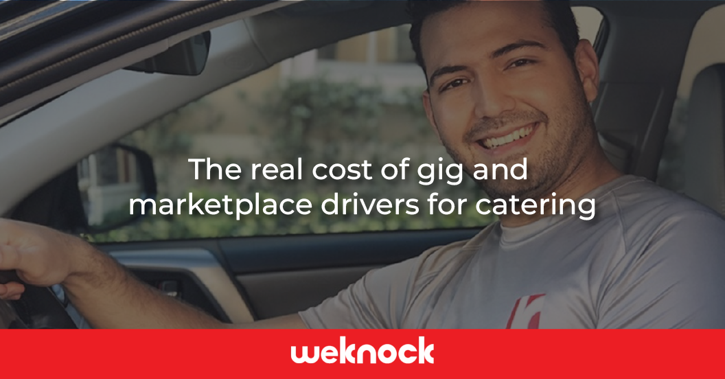 The real cost of gig and marketplace drivers for catering